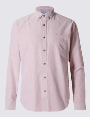 Pure Cotton Slim Fit Oxford Shirt